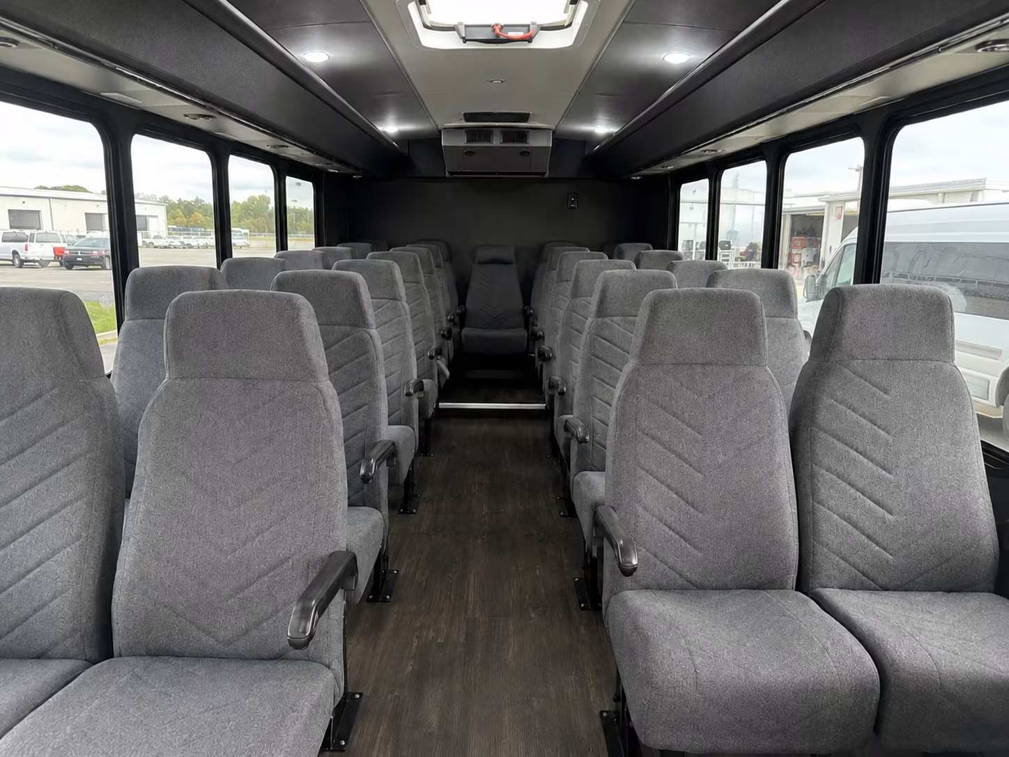15 passenger minibus interior