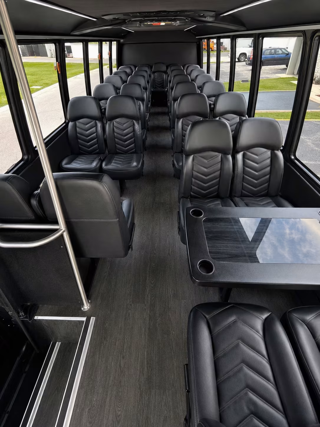 20 passenger minibus interior