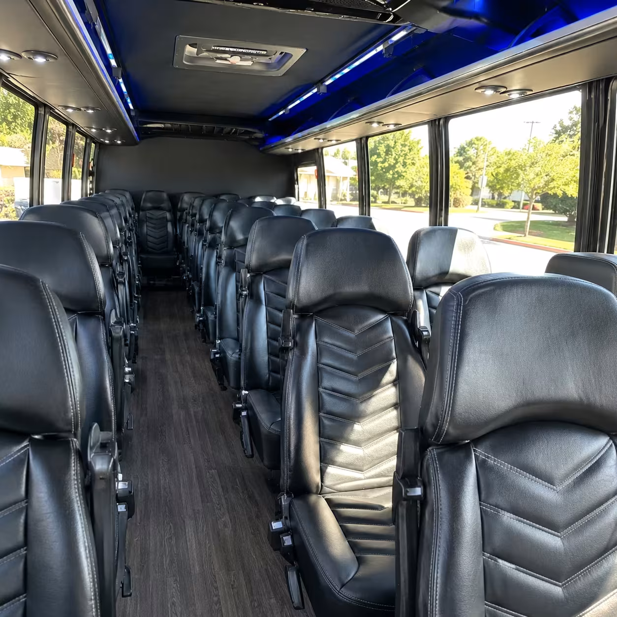 30 passenger minibus interior