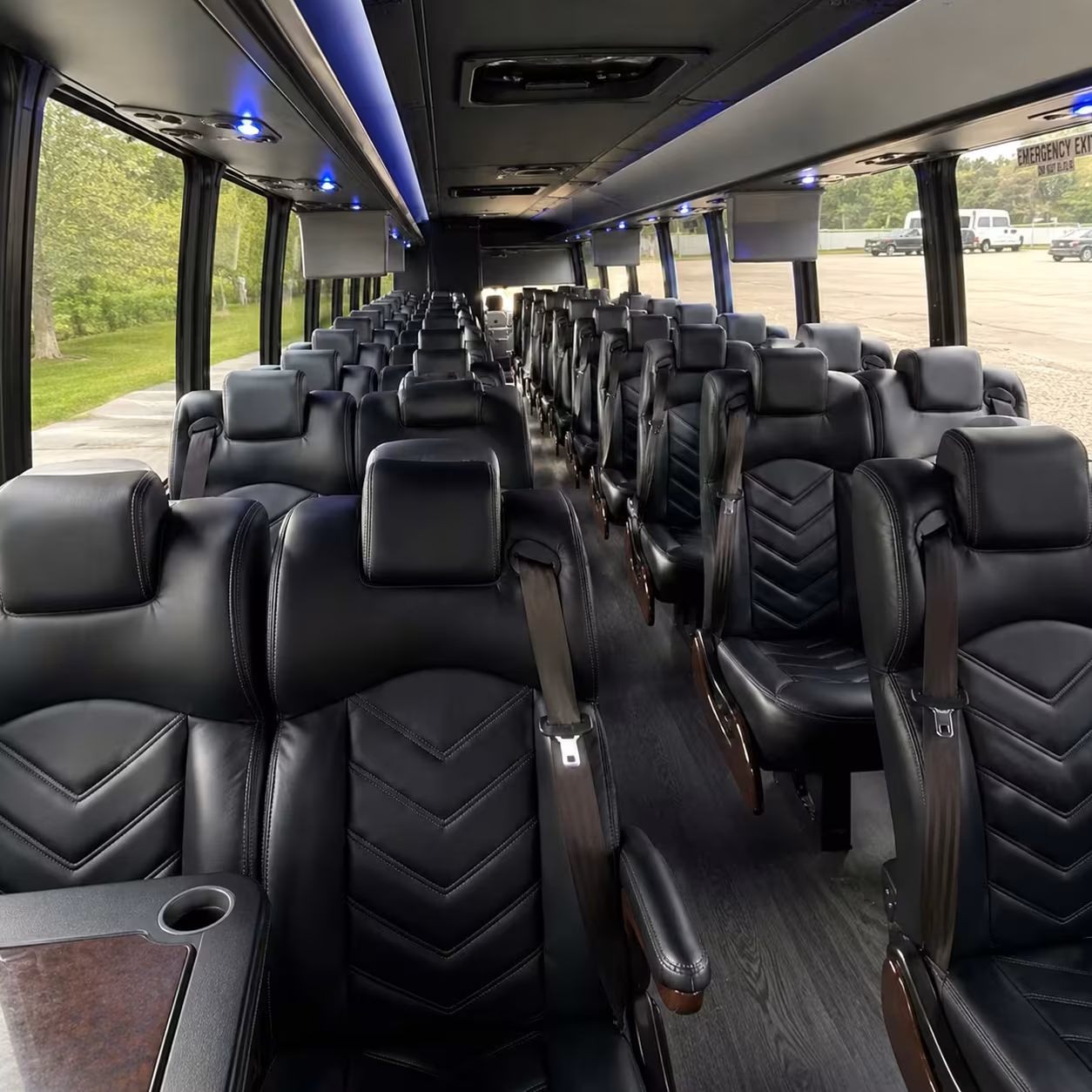35 passenger minibus interior