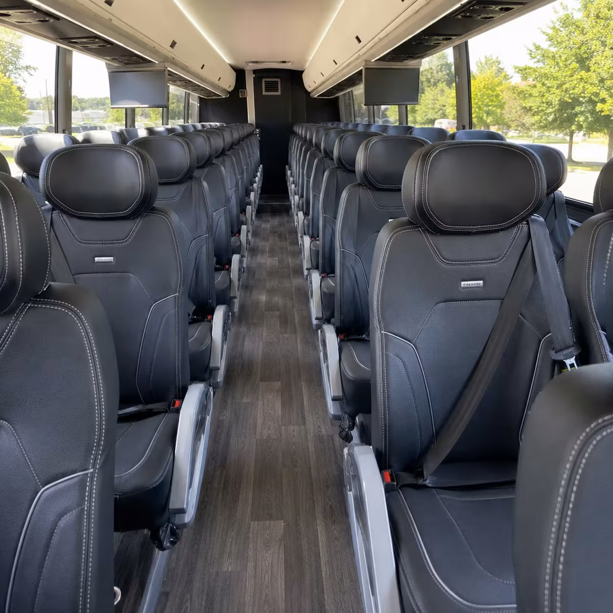 ogden charter bus inside