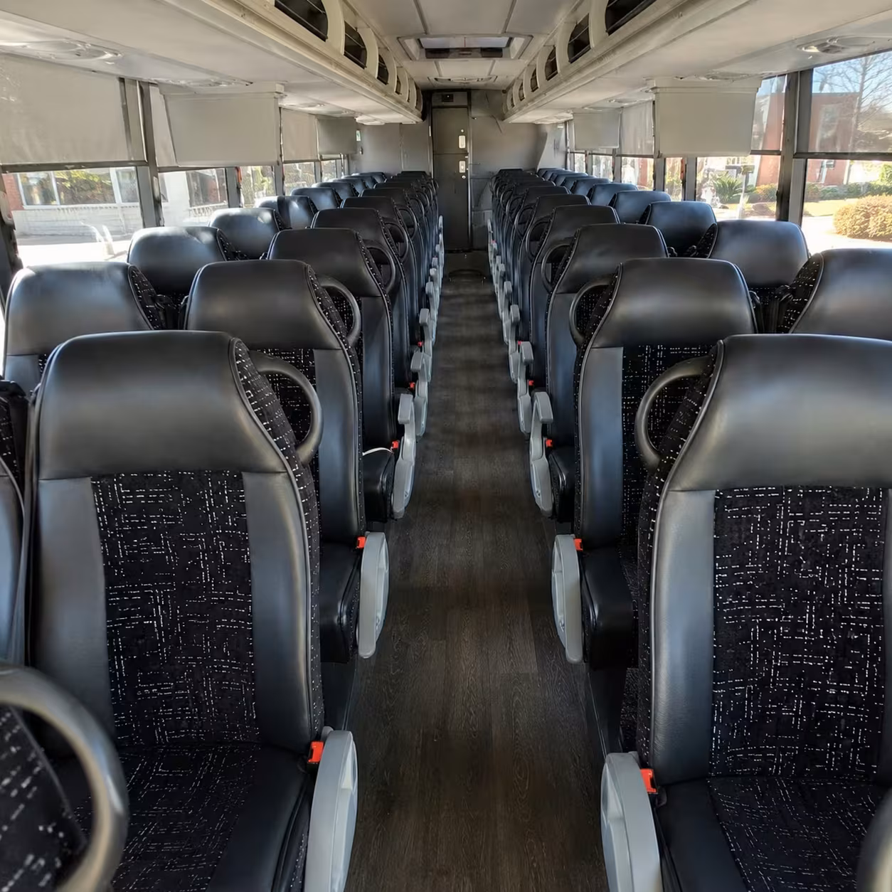ogden charter bus rental inside