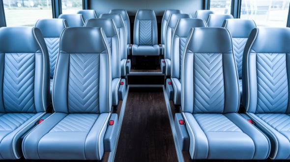 18 passenger minibus interior