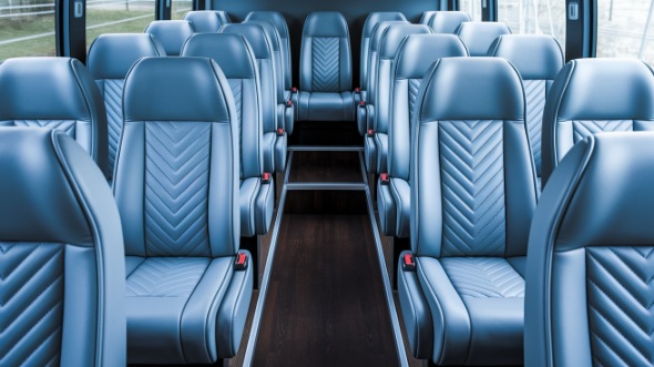 28 passenger minibus interior