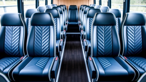 ogden 18 passenger minibus inside