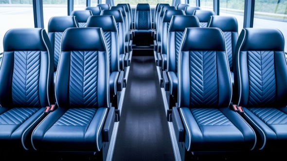 ogden 25 passenger minibus inside