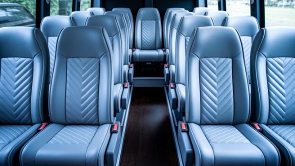 ogden 28 passenger minibus inside