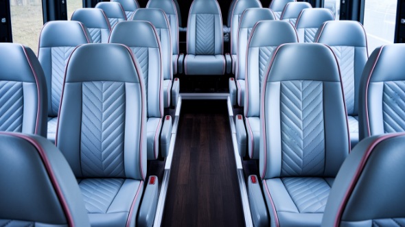 ogden 35 passenger minibus inside