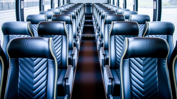 ogden 50 passenger charter bus inside