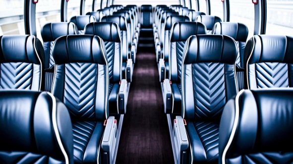ogden 54 passenger charter bus inside