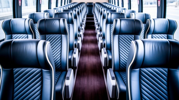 ogden 55 passenger charter bus inside