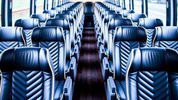 ogden 56 passenger charter bus inside